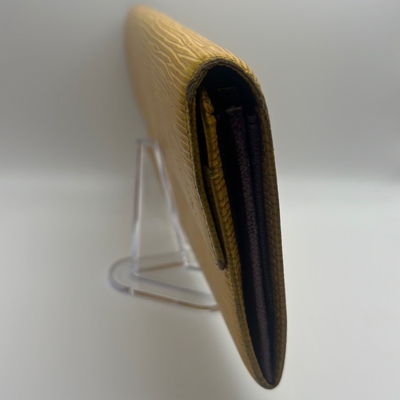 Louis Vuitton Yellow Epi Leather Wallet - Picture 6 of 11